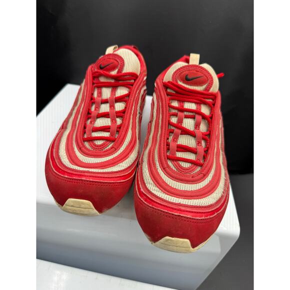 Nike Air Max 97 - Red and White with Black and Red Swoosh - Size 8.5M main image 7